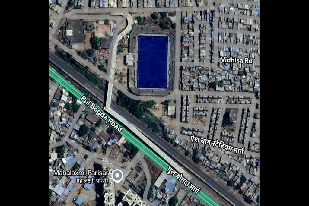 Bhopal Aishbagh 90 Degree Turn Bridge