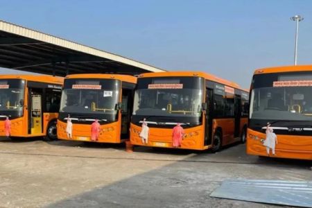 कानपुर क्षेत्र को 40 नई इलेक्ट्रिक बसें मिली