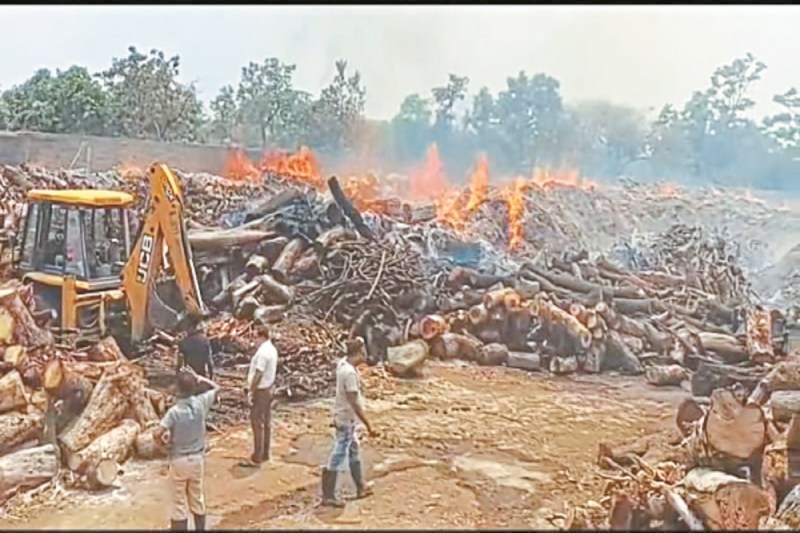 CG News: प्लांट में लगी भीषण आग, लाखों रुपए का नुकसान होने की आशंका