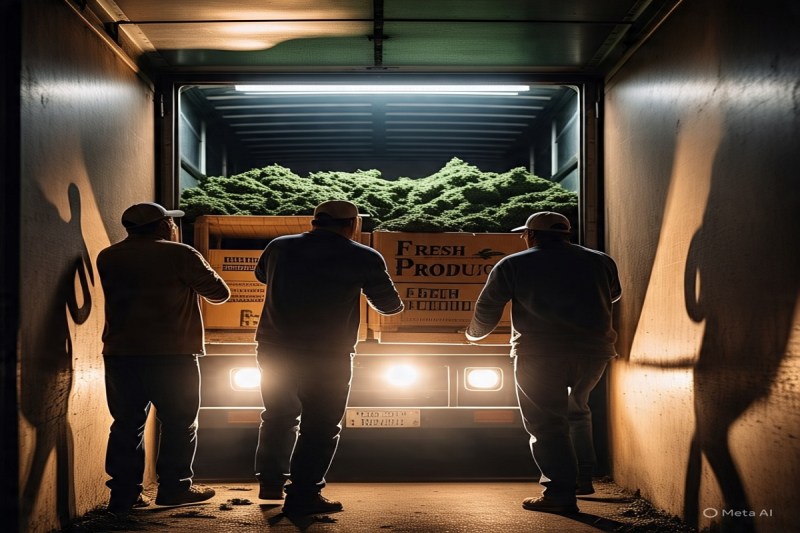 गांजा तस्करी (Photo AI)