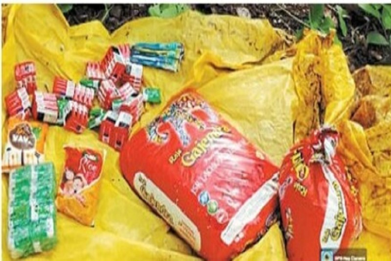 CG News: फोर्स देखकर भागे नक्सली, सामान व राशन सामग्री बरामद