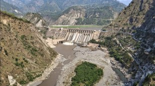 Chenab river near Pakistan