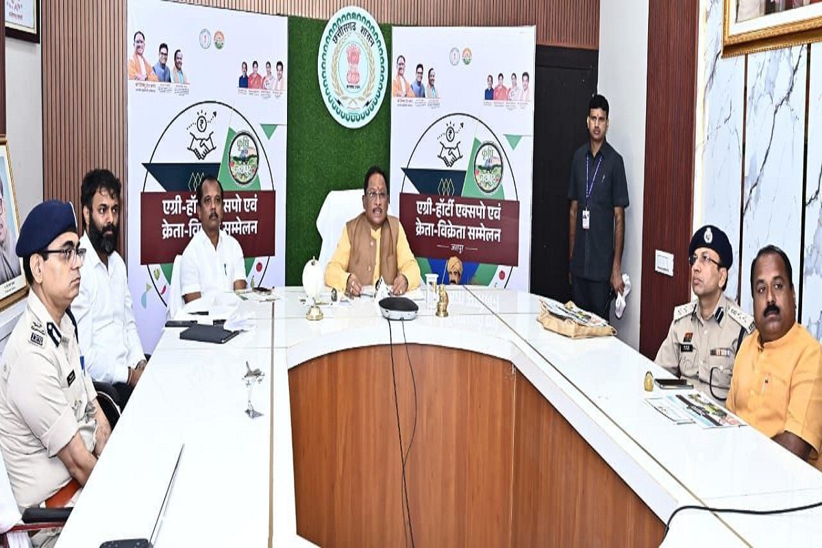 CM साय ने किया एग्री-हॉर्टी एक्सपो एवं क्रेता-विक्रेता सम्मेलन का शुभारंभ, बोले- कृषकों की समृद्धि हमारा संकल्प