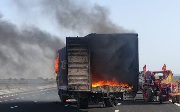 Fire in Truck