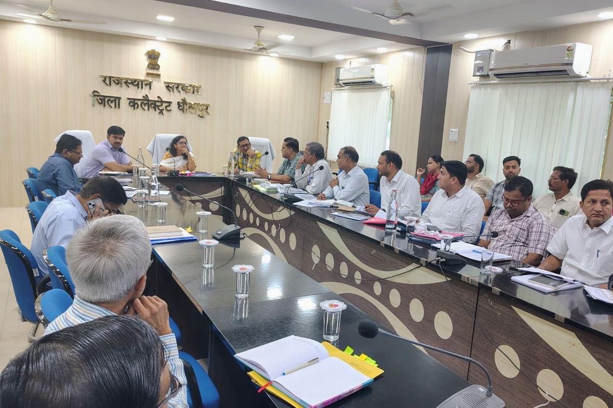 JJM के तहत धौलपुर- भरतपुर के गांवों को जल्द मिलेगा पानी, प्रशासन ने दिशा-निर्देश
किए जारी