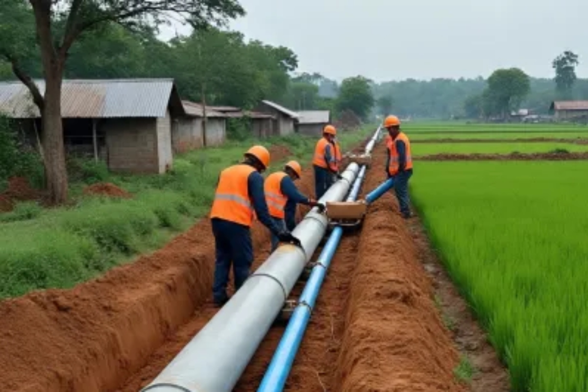 dholpur to bharatpur pipeline