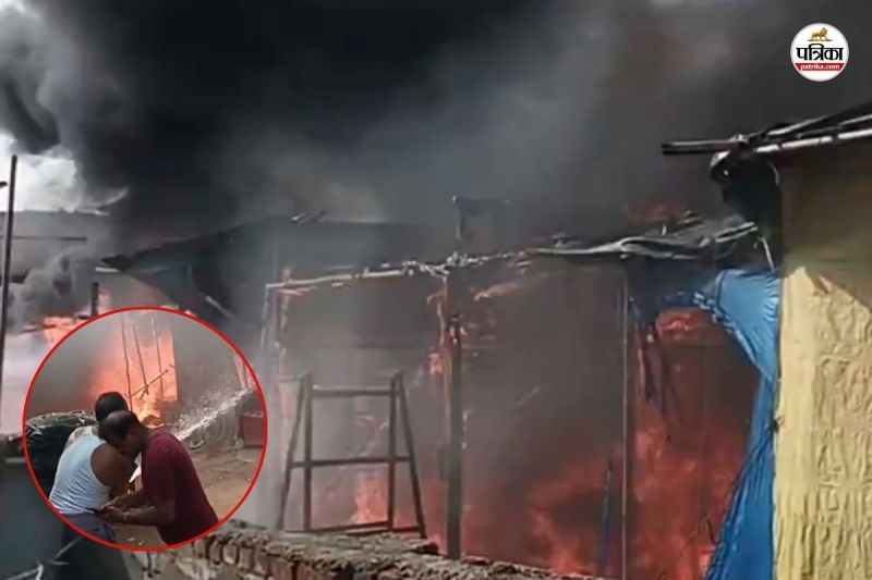 fire in gandhi maidan