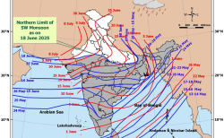 उत्तरी इलाके में 8 दिन पहले ही पहुंच गया मानसून, तेजी से बढ़ते हुए 35 जिलों को कर
लिया कवर - image