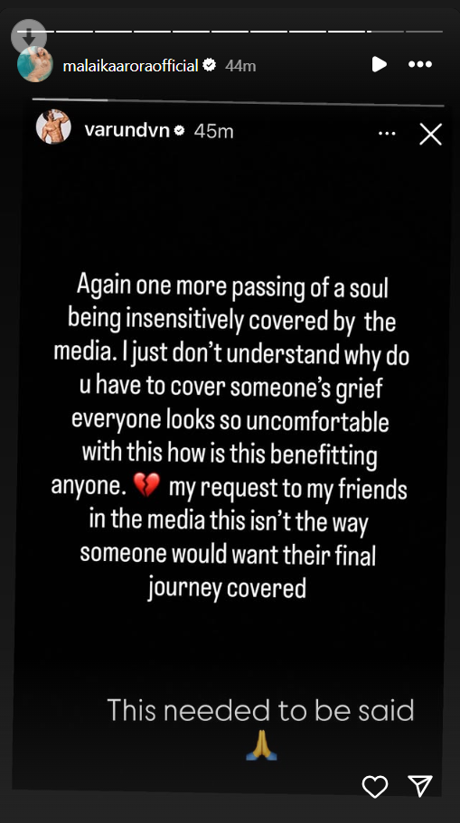Varun Dhawan Reaction Coverage of shefali jariwala death