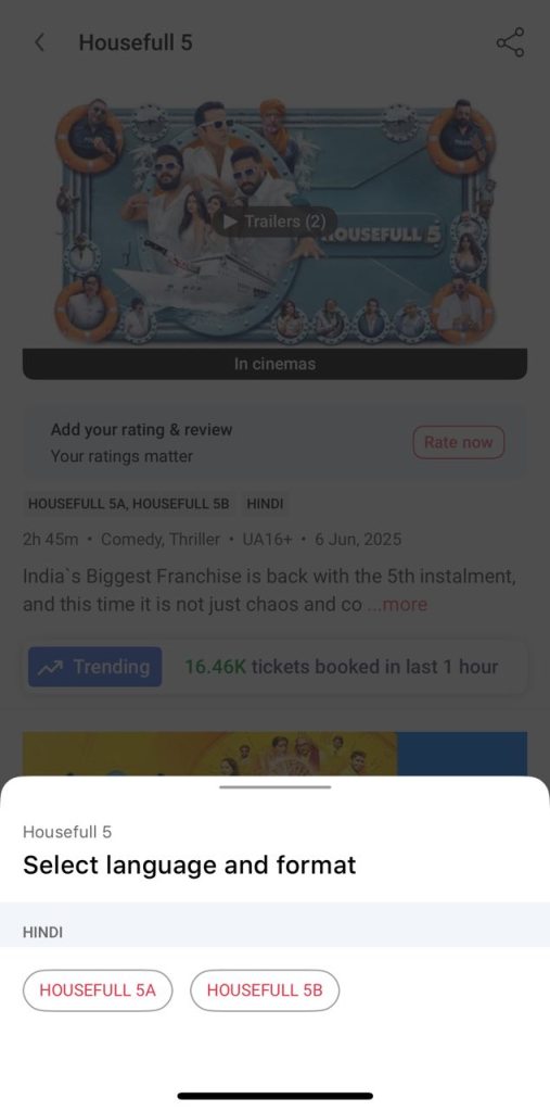 Housefull 5A and B difference