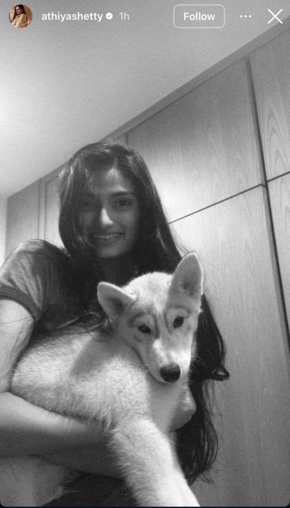 Athiya Shetty Dog Dies
