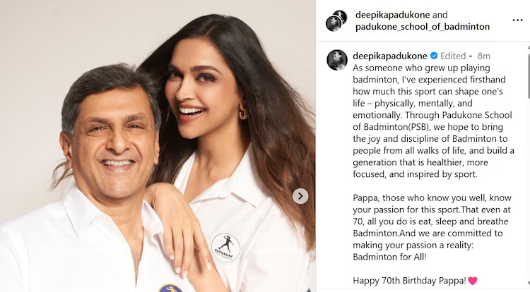 Deepika Padukone Father Prakash Birthday