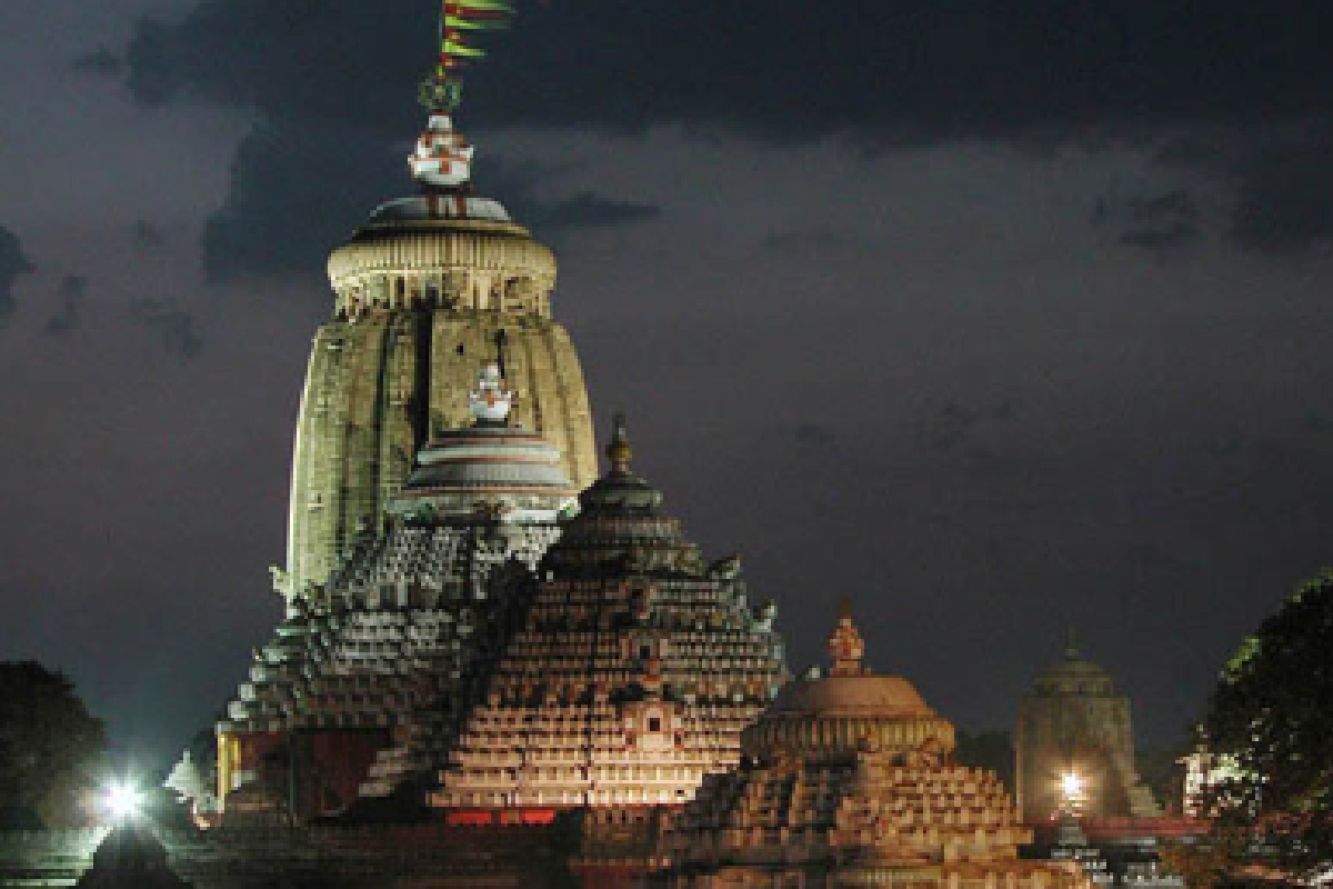 Puri Temple flag