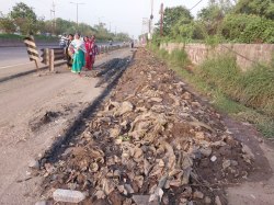 पहले जलभराव, फिर पसरी गंदगी और अब इसके दूषित होने का खतरा - image