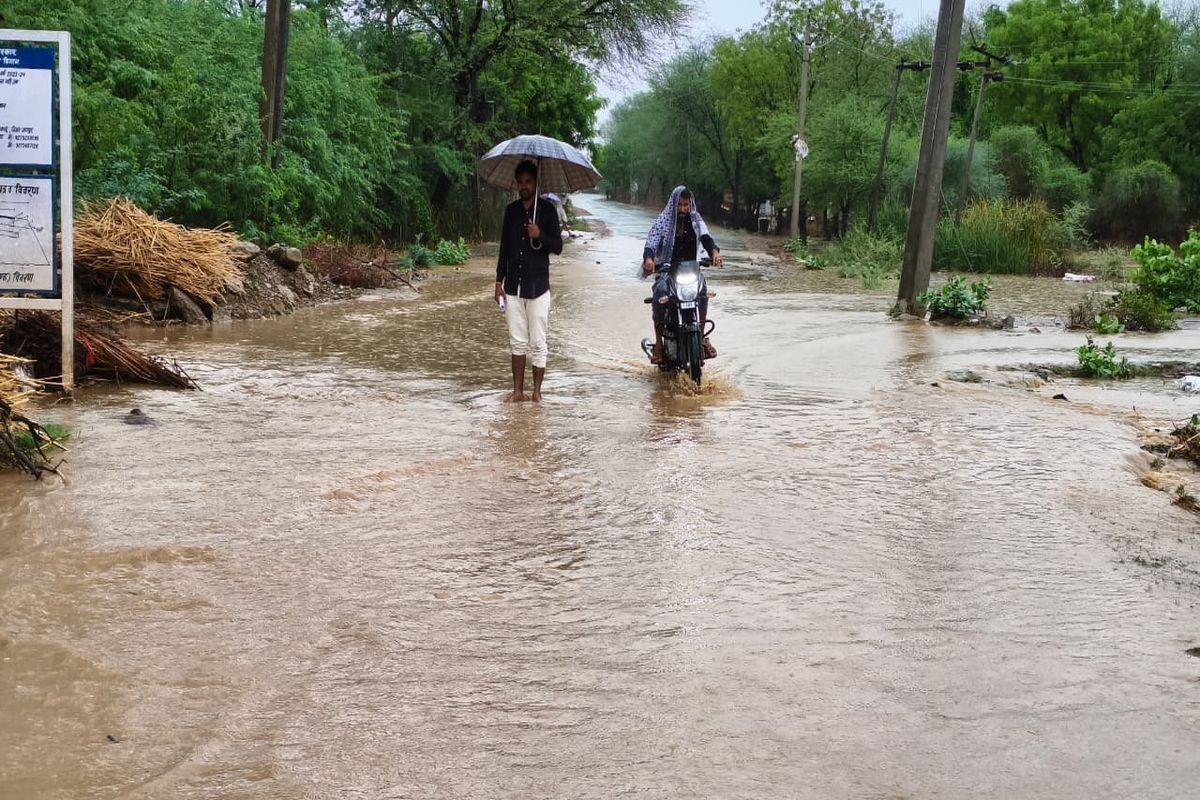 चाकसू में 144 तो कोटखावदा में 110 एमएम बरसात