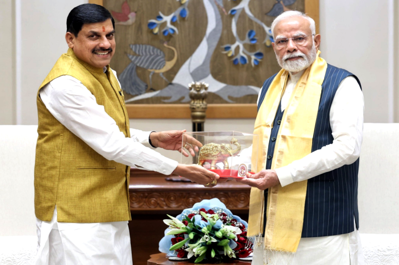 CM Mohan Yadav Meet PM Narendra Modi