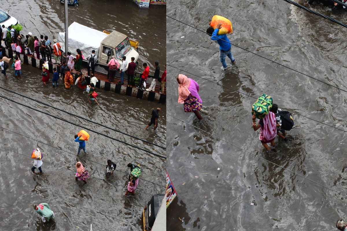 मानसूनी बारिश से एमपी बेहाल; श्योपुर में गांवों का संपर्क टूटा, ग्वालियर में रोड
धंसी…