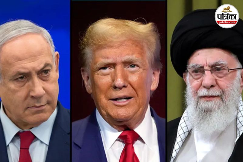 Benjamin Netanyahu, Donald Trump and Ali Khamenei