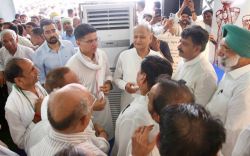 दौसा में राजेश पायलट पुण्यतिथि पर जुटे कांग्रेस दिग्गज, हम सब साथ साथ हैं का
दिया संदेश - image