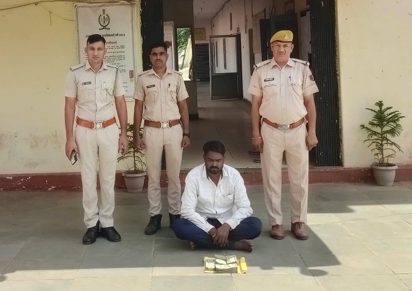 रुपए डबल करने का झांसा देकर ठगी का आरोपी गिरफ्तार