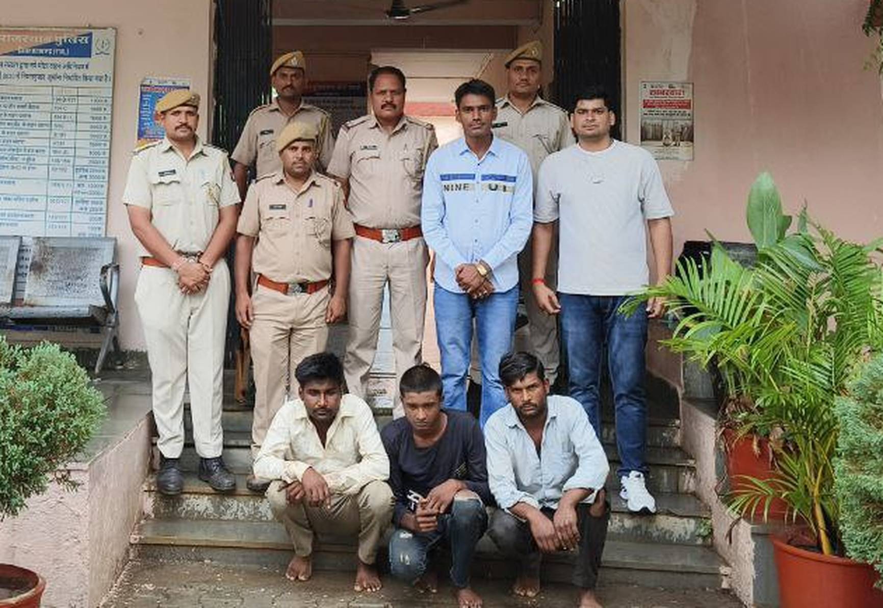 छोटीसादड़ी के एफएसटी प्लान्ट में लूट का खुलासा, तीन गिरफ्तार, छह की तलाश