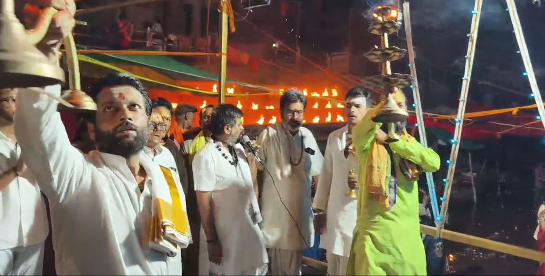 गंगा दशहरा : मां गंगा का हुआ मां नर्मदा से मिलन, बजे ढोल नगाड़े, हुई महाआरती