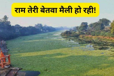 Betwa river is getting polluted by the drain and environment is also getting polluted due to the cutting of forests in vidisha mp news