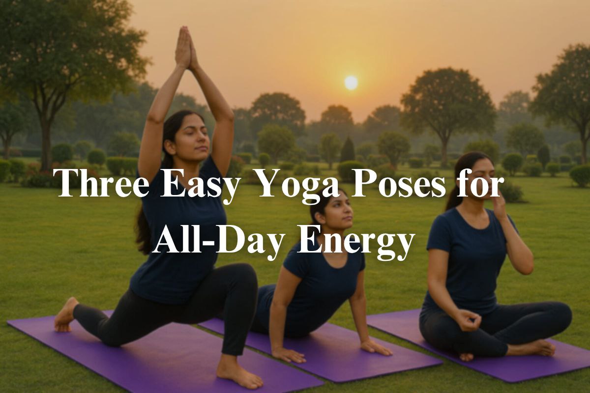 Three Easy Yoga Poses for All-Day Energy