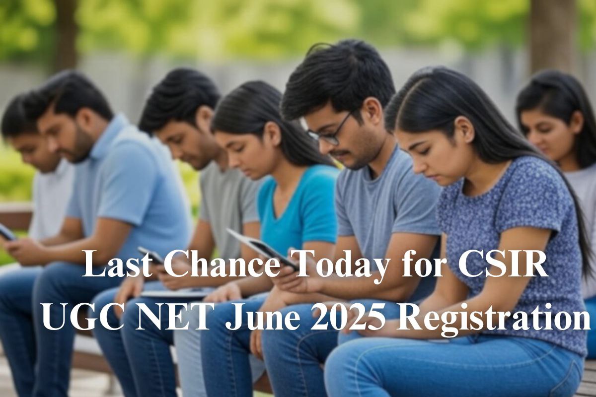 Last Chance Today for CSIR UGC NET June 2025 Registration; Exam Begins July 26th