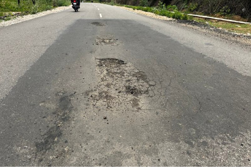 सड़क (फोटो- पत्रिका)