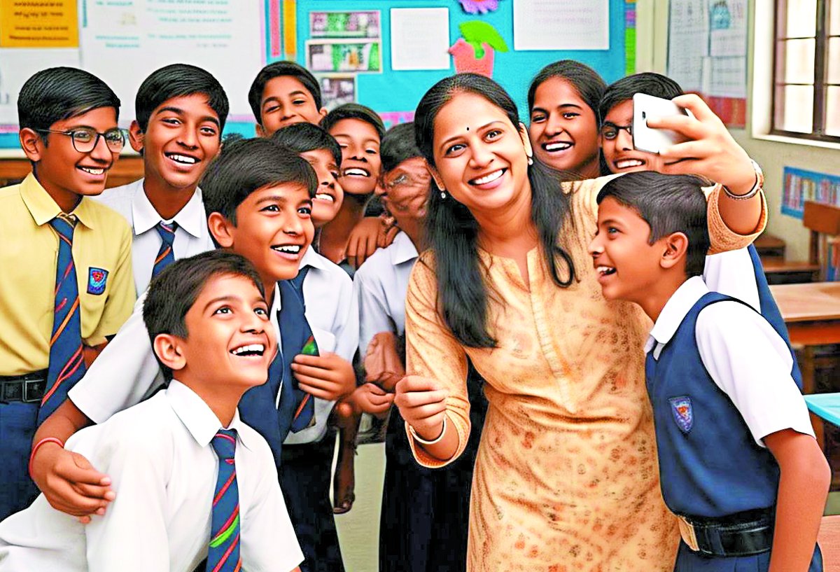 स्टूडेंट के साथ लेनी होगी सेल्फी तब ही मिलेगा शिक्षकों को वेतन