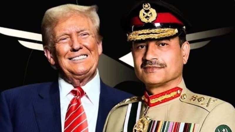 Donald Trump and Asim Munir