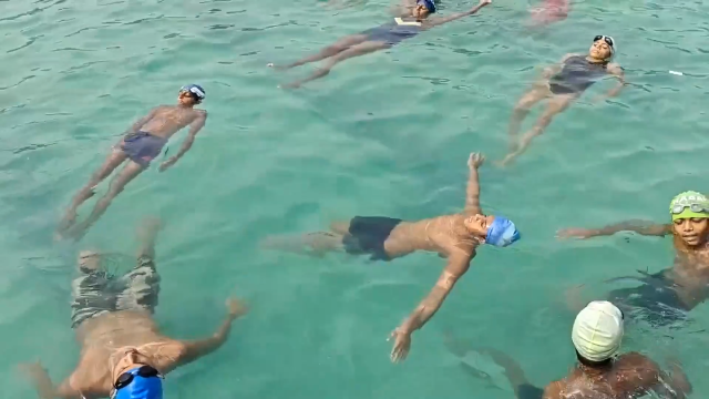 Underwater Yoga