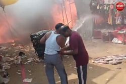 नुमाइश मेले में लगी भीषण आग, 20 से अधिक दुकानें जलकर राख, सिलिंडर के धमाकों से
मचा हड़कंप - image