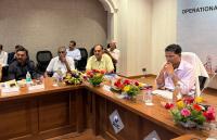 कार्यक्रम में खान, भूविज्ञान एवं पेट्रोलियम विभाग के प्रमुख सचिव टी. रविकान्त ने ली बैठक। फोटो-पत्रिका।