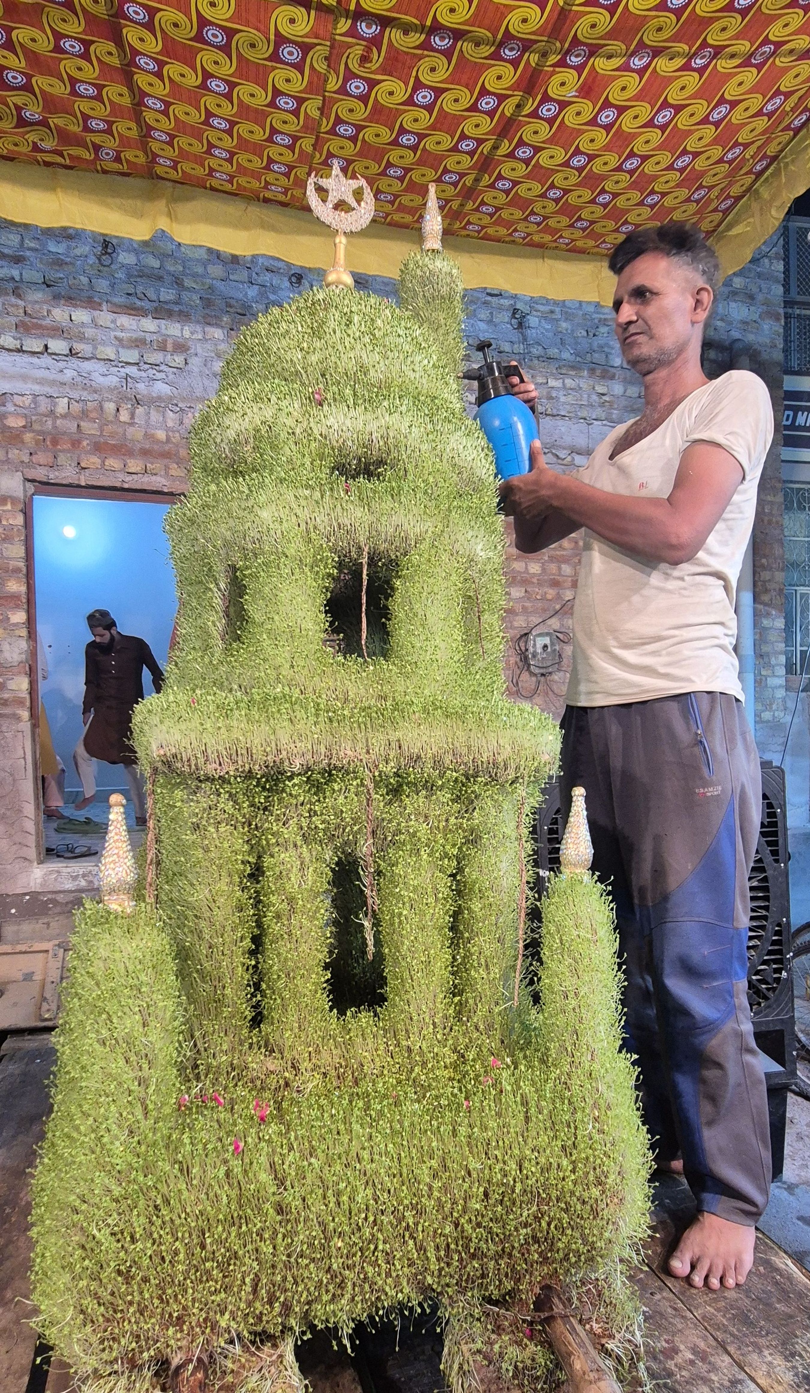 ताजियों की जियारत को उमड़े अकीदतमंद