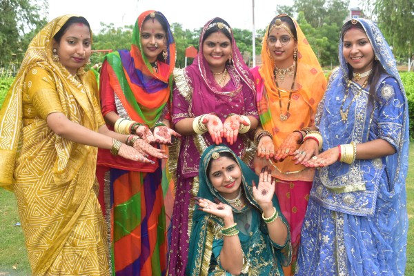 Women dancing on Hariyali Teej
see in pictures