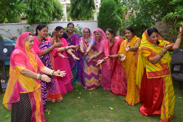 Women dancing on Hariyali Teej
see in pictures