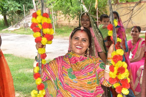 Women dancing on Hariyali Teej
see in pictures