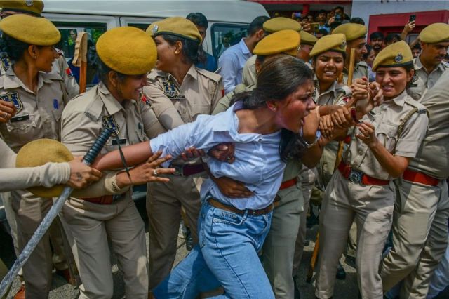 Massive Student Protest at Rajasthan University 