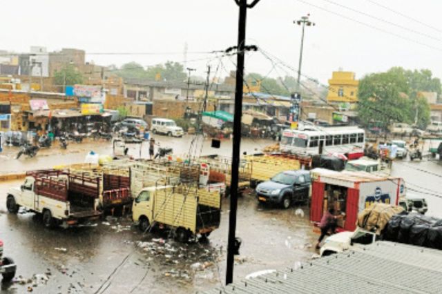 Rain in Jaisalmer