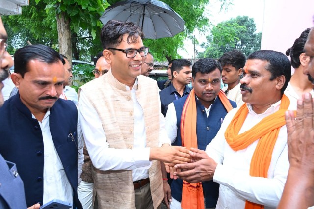 अमेरिका दौरे पर वित्त मंत्री ओपी (फोटो सोर्स- DPR)
