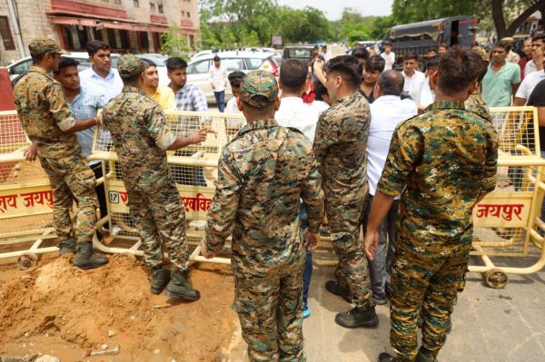 Demo at Rajasthan University 