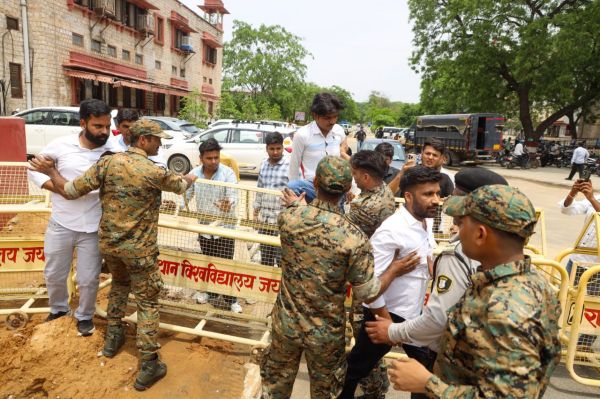 Demo at Rajasthan University 