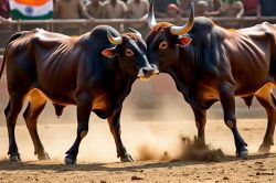 जोधपुर में गुरु पूर्णिमा पर हादसा, आवारा बैलों की लड़ाई में 80 साल के बुजुर्ग की
दर्दनाक मौत, 2 श्रद्धालु घायल - image