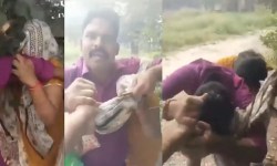 बुलंदशहर: श्मशान घाट में महिला संग आपत्तिजनक हालत में पकड़े गए BJP नेता, लोगों
ने बनाया वीडियो - image