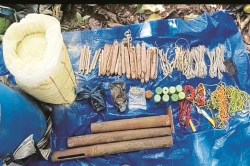 नक्सलियों के खतरनाक मंसूबे नाकाम, जवानों ने बड़ी मात्रा में किया विस्फोटक बरामद - image