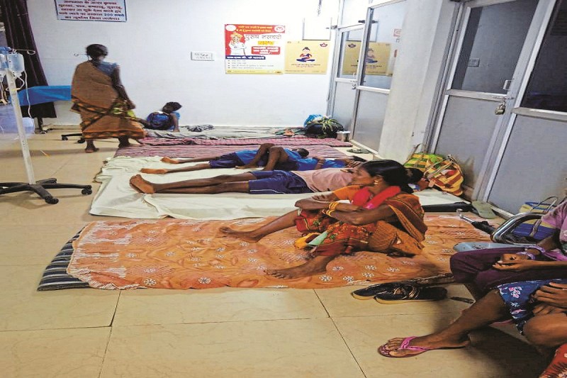 मलेरिया और उल्टी-दस्त का प्रकोप (Photo source- Patrika)