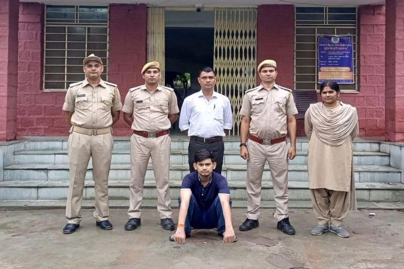 हत्या प्रकरण में वांछित इनामी अपराधी गौरव ठाकुर गिरफ्तार Wanted reward criminal Gaurav Thakur arrested in murder case