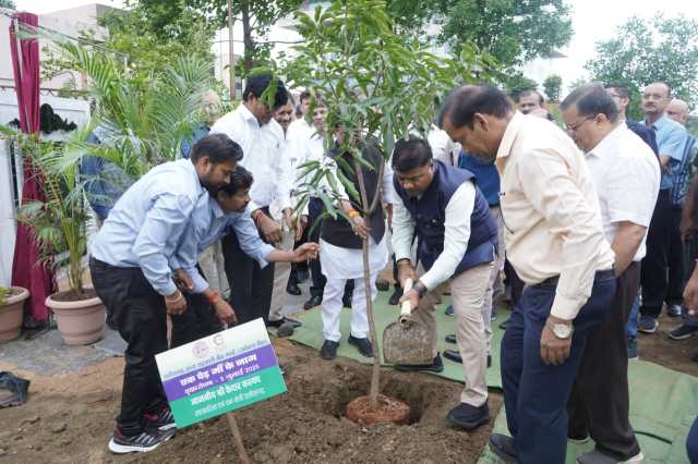 CG News: एक पेड़ माँ के नाम अभियान पर्यावरण संरक्षण का प्रतीक, मंत्री केदार कश्यप ने रोपे पौधे, देखें तस्वीरें 
